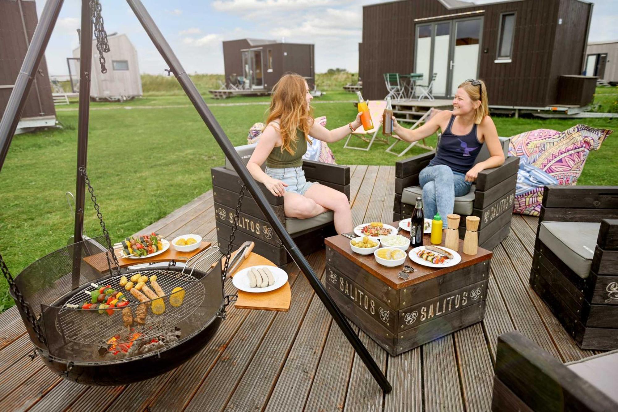 Tiny House Nature 16 Zur Meerseite - Green Tiny Village Harlesiel Carolinensiel Exterior foto